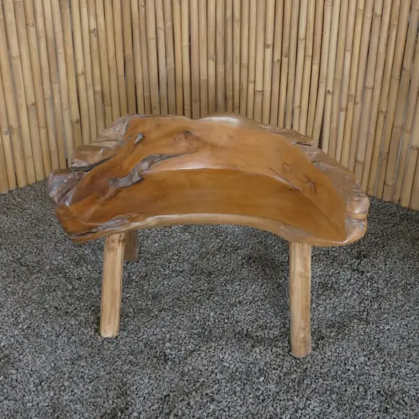 Artikelbild 1 des Artikels “Gartenbank, hergestellt aus einzigartiger Teakholz-Wurzel, ca. 110cm Länge. Die Form kann variieren. “